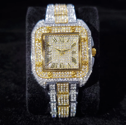 Fashion Square Diamond Bracelet Watch