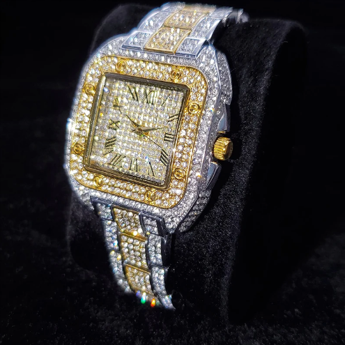 Fashion Square Diamond Bracelet Watch