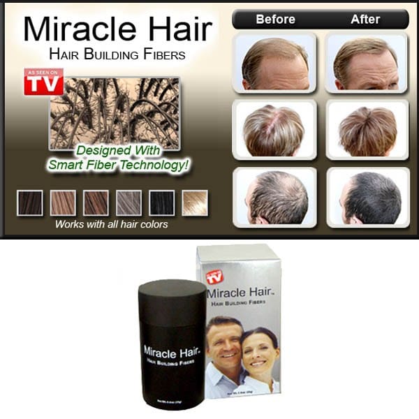Miracle Hair Hair Building Fibers