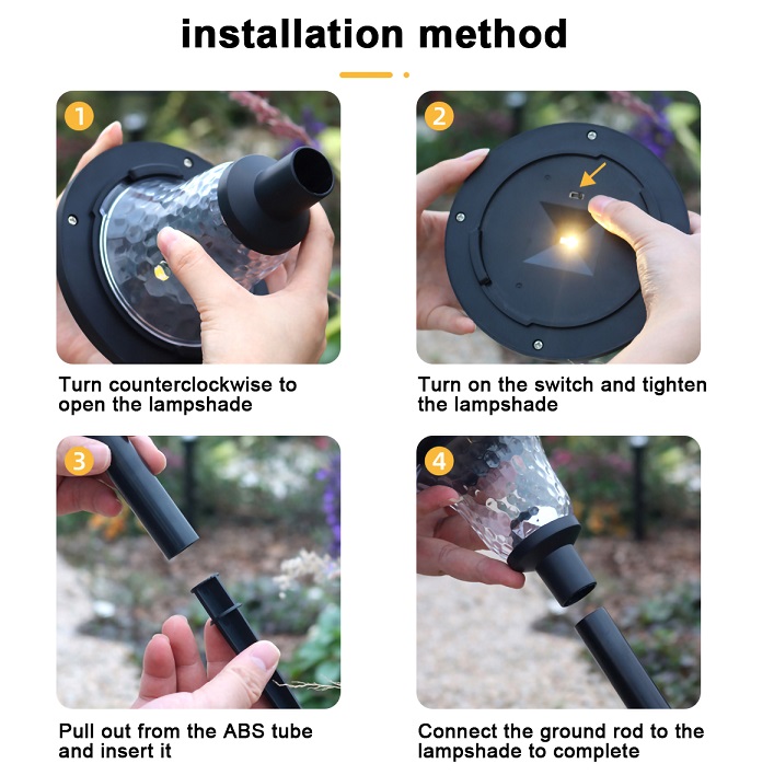 IP65 Waterproof Solar Garden Light, Buy 2 Get Free Shipping