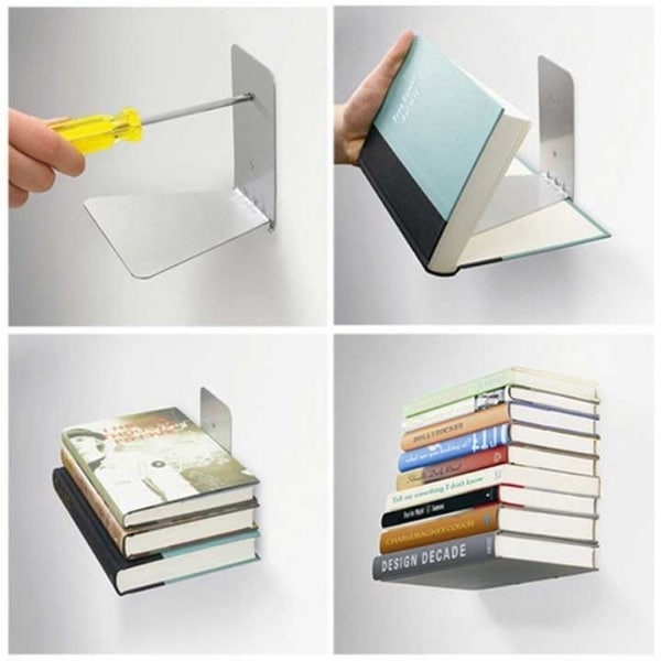 Invisible Floating Book Shelf